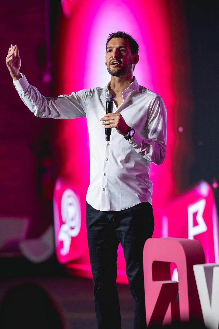 Ulisses Carneiro no palco